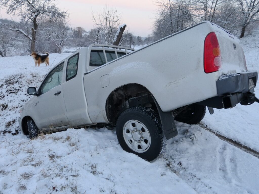 car accident in snow blog