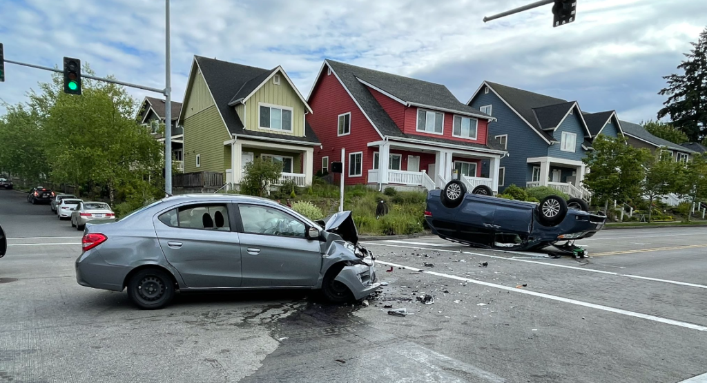 Crash in Seattle Washington