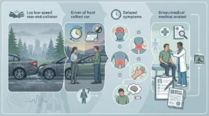 Delayed injury symptoms that may appear after a minor car accident
