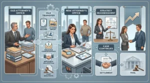 What happens to a personal injury case after switching lawyers