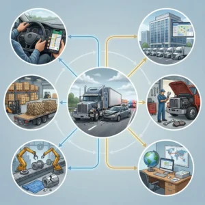 Parties who may be liable in a semi truck accident